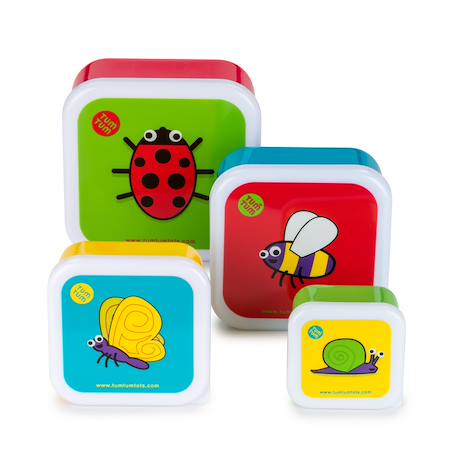 Lot de 4 boites gigognes ladybird Multi-coloured 1 - vertbaudet enfant 