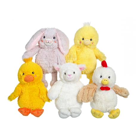 Peluche - canard econimals de pâques en peluche éco-conçue - 15 cm Yellow 3 - vertbaudet enfant 