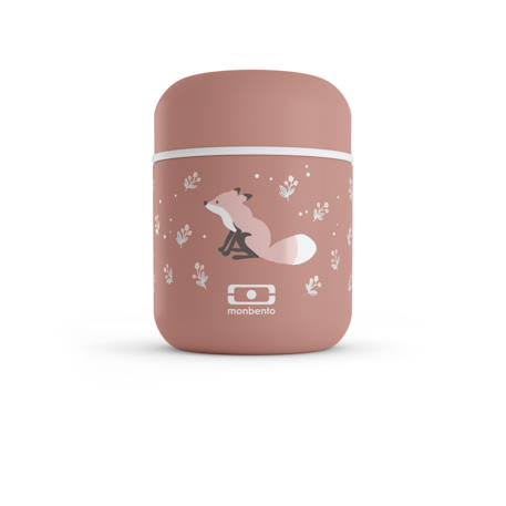 Lunch box isotherme enfant 280ml capsule Bleu dino+Cannelle fox+Rose birds+Vert raccoon 6 - vertbaudet enfant 
