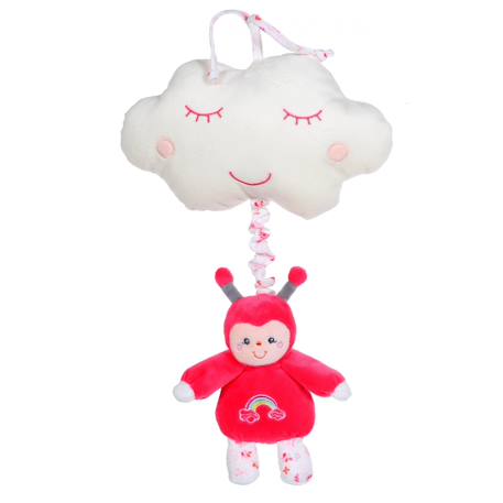 Boîte à musique rainbow coccinelle - 32 cm Red 1 - vertbaudet enfant 