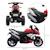 Moto électrique enfant 3 roues 6v 3km/h max. Effets lumineux sonores Black+Red 9 - vertbaudet enfant 