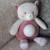 Peluche - veilleuse bebe bamboo - chat - 26 cm Grey 4 - vertbaudet enfant 