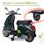Scooter électrique enfant vespa 6v - musiques, feu av, entrée usb, radio fm - 2 roues auxiliaires Green+Pink+White 6 - vertbaudet enfant 