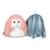 Peluche - fluffy bag – sac à dos en peluche – lapin – 30 cm Pink 3 - vertbaudet enfant 