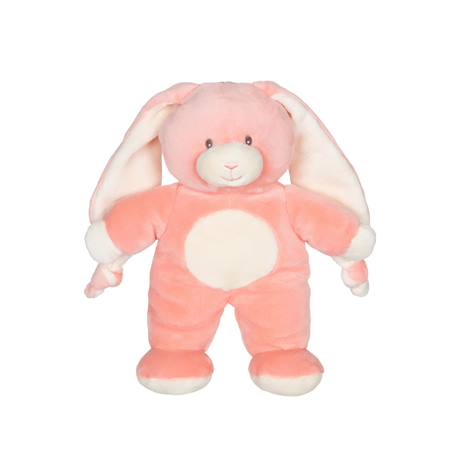 Doudou lapin doux avec longues oreilles - 28 cm Blue+Brown+Pink+Vert 5 - vertbaudet enfant 