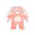 Doudou lapin doux avec longues oreilles - 28 cm Blue+Brown+Pink+Vert 5 - vertbaudet enfant 