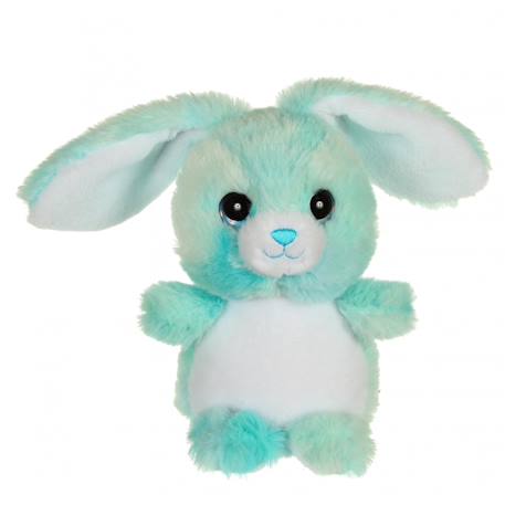 Peluche - lapin cloudy 15 cm Blue+Orange 1 - vertbaudet enfant 