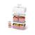 Lunch box à compartiments 800ml tresor Blanc/rose+Bleu dino+Bleu infinity+Bleu wolf+Bleu/crème+Cannelle fox+Rose birds+Rose blush+Rose papercut+Vert forest+Vert raccoon+Vert/bleu 4 - vertbaudet enfant 