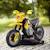 Moto cross électrique enfant 6v phares klaxon musiques roues auxiliaires amovibles Green+Yellow 4 - vertbaudet enfant 