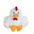 Peluche - oeuf p'tit poulailler poule en peluche - 12 cm White 2 - vertbaudet enfant 