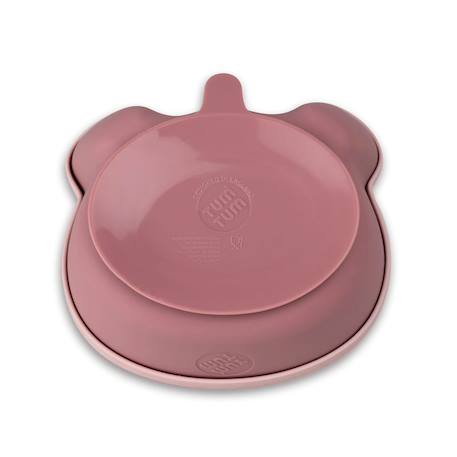 Bol à ventouse en silicone + cuillère - ourson rose Pink 5 - vertbaudet enfant 