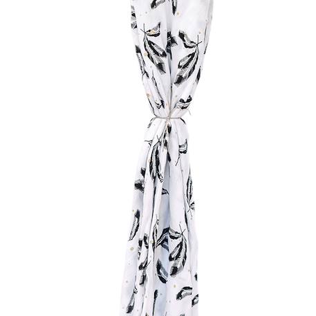 Maxi lange imprimé plumes Blanc 2 - vertbaudet enfant 