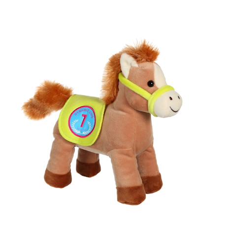 Peluche - race poneez sonore 22cm Bleu clair+Blue+Foncé - Bleu clair+Green+Jaune - orange+Jaune - rouge+Orange+Purple+Red+Rouge - violet+Yellow 42 - vertbaudet enfant 