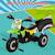 Tricycle enfant moto cross effets musicaux et lumineux coffre rangement Green+Red 6 - vertbaudet enfant 