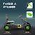 Kart à pédales enfant go kart formule 1 racing super power 5 aileron avant pneus gonflables caoutchouc Blue+Green+Pink+Red 12 - vertbaudet enfant 