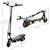 Trottinette électrique pliable enfant 120w 12 km/h max. Hauteur guidon réglable Black+Red 3 - vertbaudet enfant 