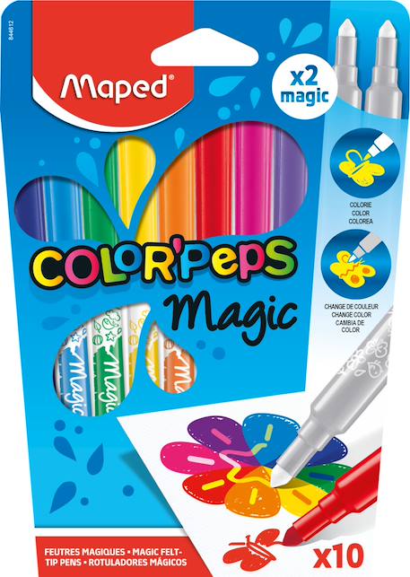 Fille-Accessoires-Fourniture scolaire-Feutres pour coloriage magiques