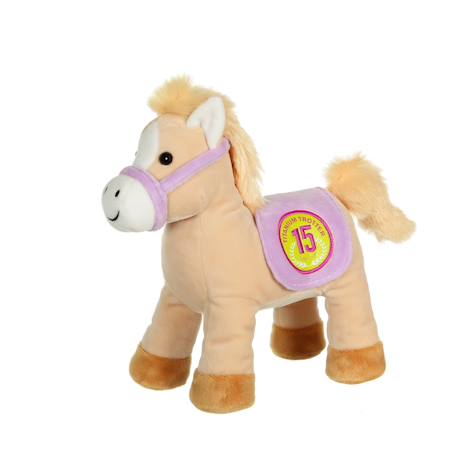 Peluche - race poneez sonore 22cm Bleu clair+Blue+Foncé - Bleu clair+Green+Jaune - orange+Jaune - rouge+Orange+Purple+Red+Rouge - violet+Yellow 29 - vertbaudet enfant 