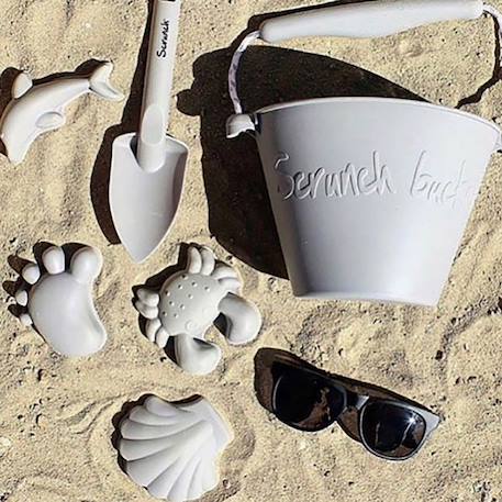 Set de 4 moules de plage en silicone souple Green+Grey+Rose+Rouge+Violet 4 - vertbaudet enfant 