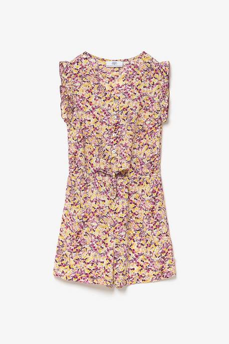 Combinaison short yogagi Yellow flowers 1 - vertbaudet enfant 