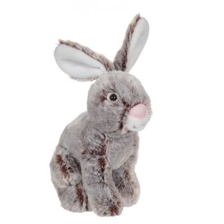 Peluche - peluche lapin flammé douceur marron - 25 cm Brown 5 - vertbaudet enfant 