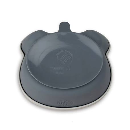 Bol à ventouse en silicone + cuillère - koala Grey 4 - vertbaudet enfant 