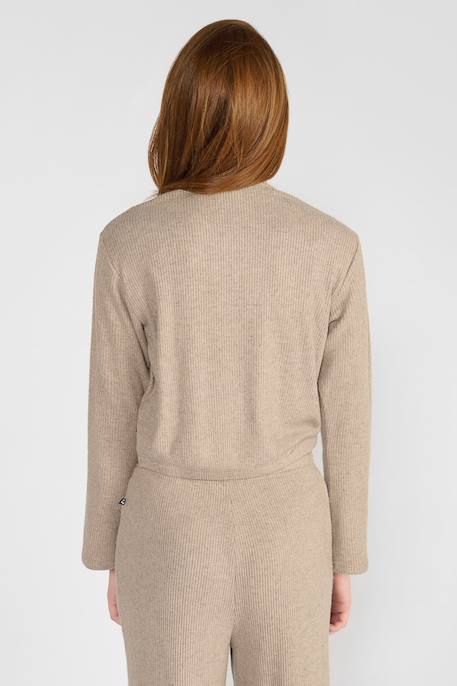 Sweat-shirt auregi Taupe 4 - vertbaudet enfant 