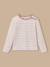 T-shirt marinière fille tissu liberty Rayure cerise+Rayure marine+Rayure rose+Rayure verte 5 - vertbaudet enfant 
