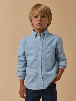 Chemise garçon vichy  - vertbaudet enfant
