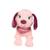 Peluche chiot - fun puppies sonores, rose foulard parme Purple 2 - vertbaudet enfant 