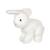 Peluche - peluche lapin flammé douceur blanc - 25 cm White 3 - vertbaudet enfant 