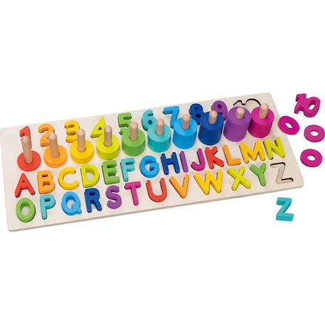 Puzzle alphanumérique Multi-coloured 2 - vertbaudet enfant 