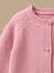 Cardigan bébé en coton biologique Rose fonce 2 - vertbaudet enfant 