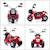 Moto électrique enfant chopper tout-terrain 6v 20w marche av ar 3 roues effets lumineux sonores Red+Yellow 5 - vertbaudet enfant 