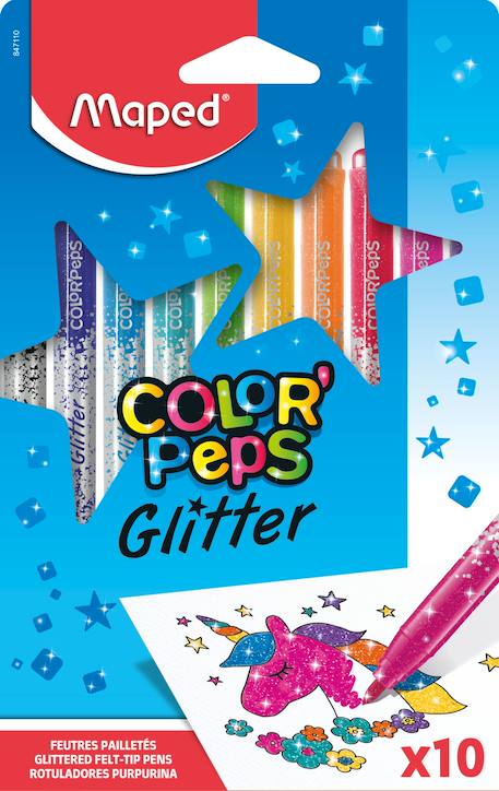Fille-Accessoires-Fourniture scolaire-Feutres de coloriage glitter
