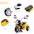 Moto électrique enfant chopper tout-terrain 6v 20w marche av ar 3 roues effets lumineux sonores Red+Yellow 10 - vertbaudet enfant 