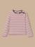T-shirt marinière fille tissu liberty Rayure cerise+Rayure marine+Rayure rose+Rayure verte 1 - vertbaudet enfant 