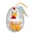 Peluche - oeuf p'tit poulailler poule en peluche - 12 cm White 1 - vertbaudet enfant 