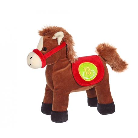 Peluche - race poneez sonore 22cm Bleu clair+Blue+Foncé - Bleu clair+Green+Jaune - orange+Jaune - rouge+Orange+Purple+Red+Rouge - violet+Yellow 33 - vertbaudet enfant 