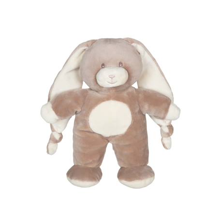 Doudou lapin doux avec longues oreilles - 28 cm Blue+Brown+Pink+Vert 3 - vertbaudet enfant 