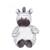 Peluche - peluche toodoux zèbre - 15 cm Black 1 - vertbaudet enfant 