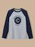 T-shirt imprimé garçon Gris chine 1 - vertbaudet enfant 
