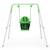 Portique balançoire enfant 6-36 mois - siège haut, accoudoirs, ceinture sécurité 2 points, barre protection - métal époxy Green 1 - vertbaudet enfant 