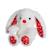 Peluche - peluche fluffy love - lapin crème - 14 cm White 2 - vertbaudet enfant 