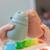 Gourde réutilisable avec tétine en silicone 150ml yummy Vert/bleu+Vert/rose 7 - vertbaudet enfant 