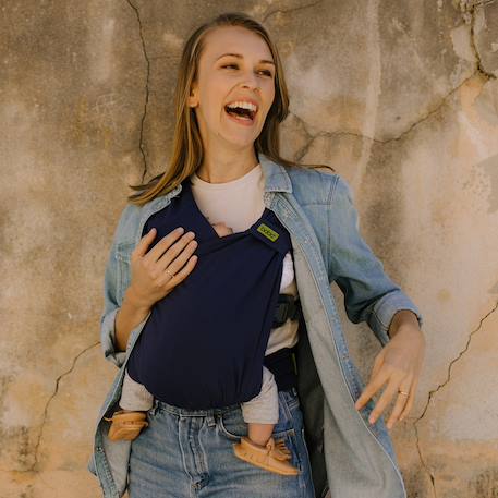 Porte-bébé hybride boba bliss bleu marine Blue 6 - vertbaudet enfant 