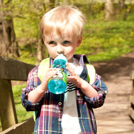 Gourde avec paille scruff Blue 4 - vertbaudet enfant 