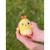 Peluche - œuf cosymals de pâques - poussin jaune en peluche  - 12 cm Yellow 4 - vertbaudet enfant 