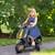 Scooter électrique enfant vespa 6v - musiques, feu av, entrée usb, radio fm - 2 roues auxiliaires Green+Pink+White 2 - vertbaudet enfant 