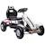 Kart à pédales enfant go kart formule 1 racing passione italia pneus gonflables caoutchouc Black+White 7 - vertbaudet enfant 